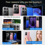 Cheapest original 8+256gb Celulares telephone portable s21pro s21+ 4g mobile phone