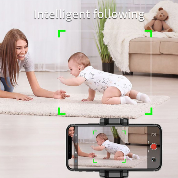 All in one Apai Genie Ai Authomatic Genie Rotation 360 Object Tracking Selfie Holder Smart Auto Tracking Shooting Phone Holder - Image 2