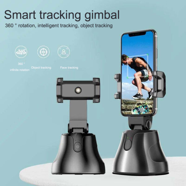 All in one Apai Genie Ai Authomatic Genie Rotation 360 Object Tracking Selfie Holder Smart Auto Tracking Shooting Phone Holder